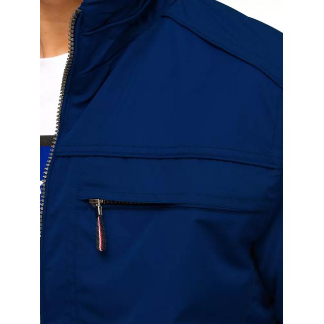 Pánská přechodná bunda v tmavě modré barvě
