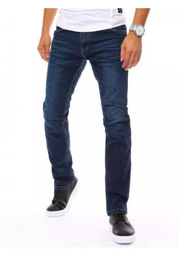 Pánské klasické džíny v modré barvě