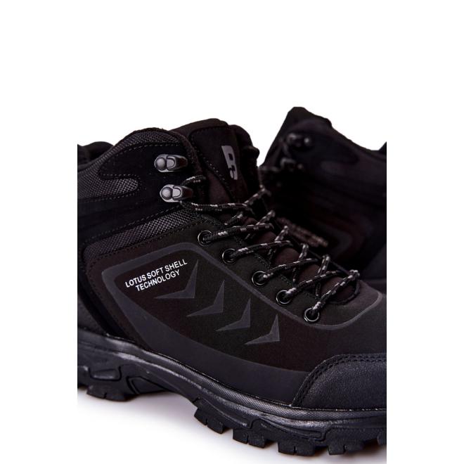 Černé oteplené sportovní boty pro pány