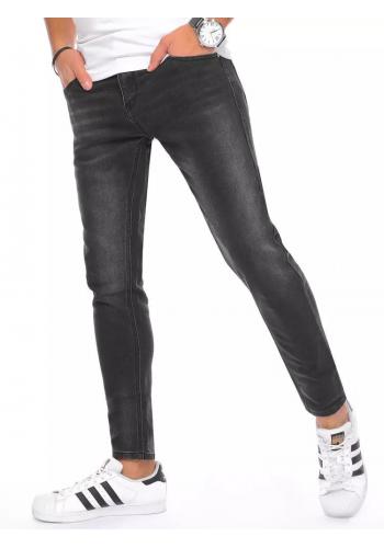 Pánské zúžené džíny v černé barvě