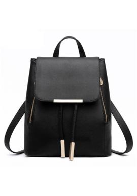 Černý dámský batoh v elegantním stylu