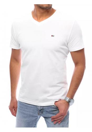 Bílé pánské triko s krátkým rukávem