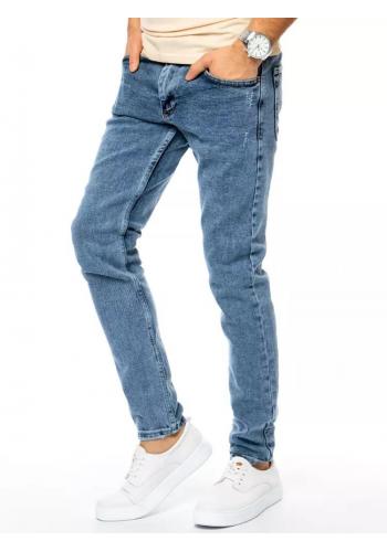 Pánské modré džíny se zúženými kalhotami