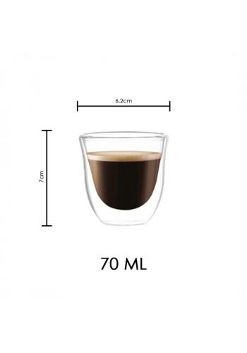 Dvě termo sklenice na kávu - 220 ml