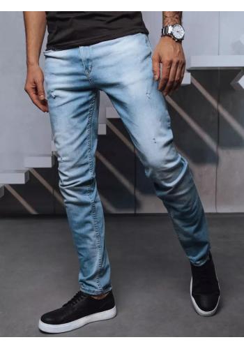 Pánské světle modré džíny s dírami