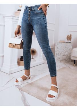 Klasické modré džíny s vysokým pasem