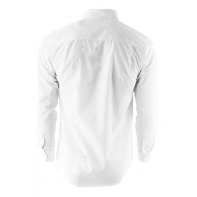 Bílá pánská košile s dlouhým rukávem