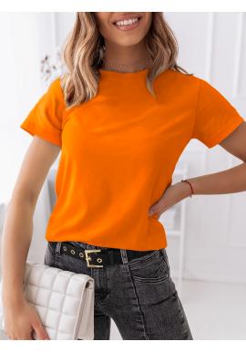 Dámské tričko oranžové barvy s krátkým rukávem