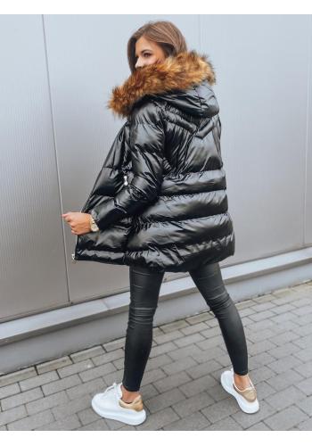 Zimní dámská bunda v černé barvě