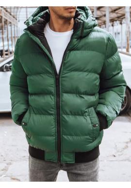 Zelená pánská bunda na zimu
