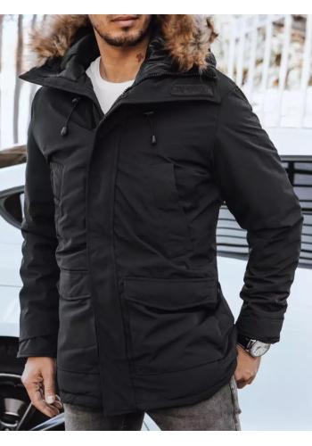 Zimní pánská bunda v černé barvě