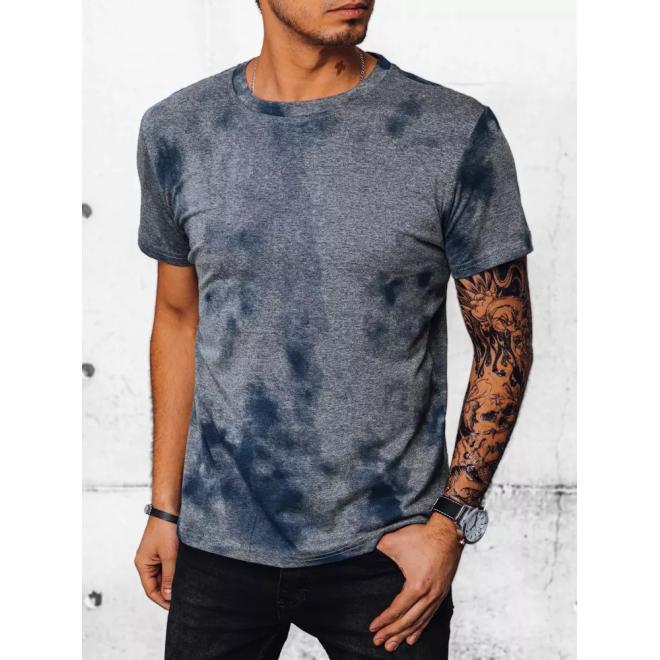 Pánské tmavě šedé tričko s motivem Tie Dye