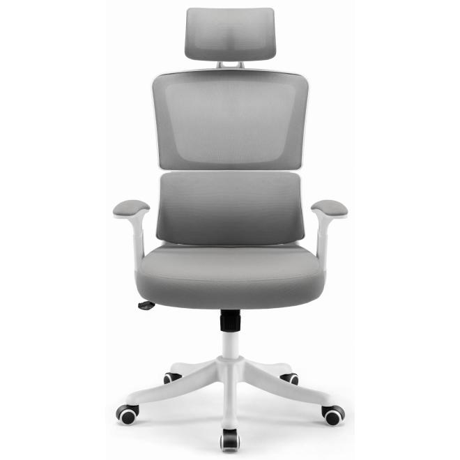 Kancelářské křeslo HELL´S CHAIR v šedé barvě
