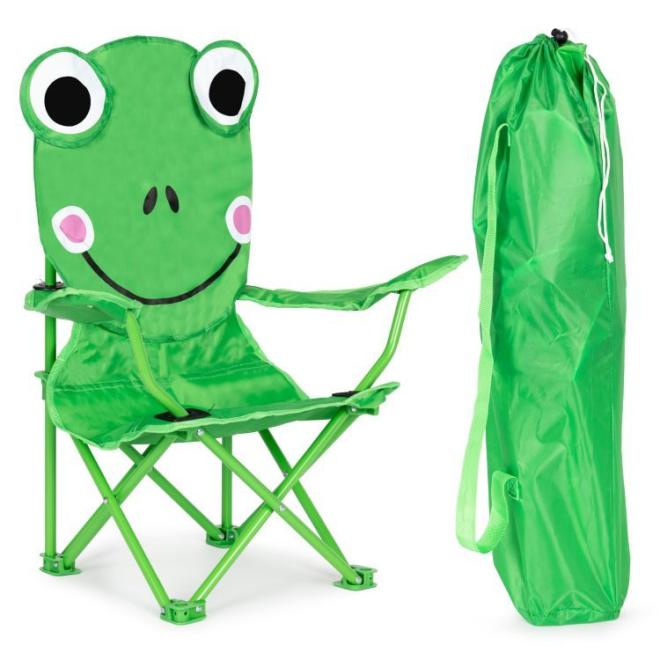 Dětská skládací židle s motivem žabky