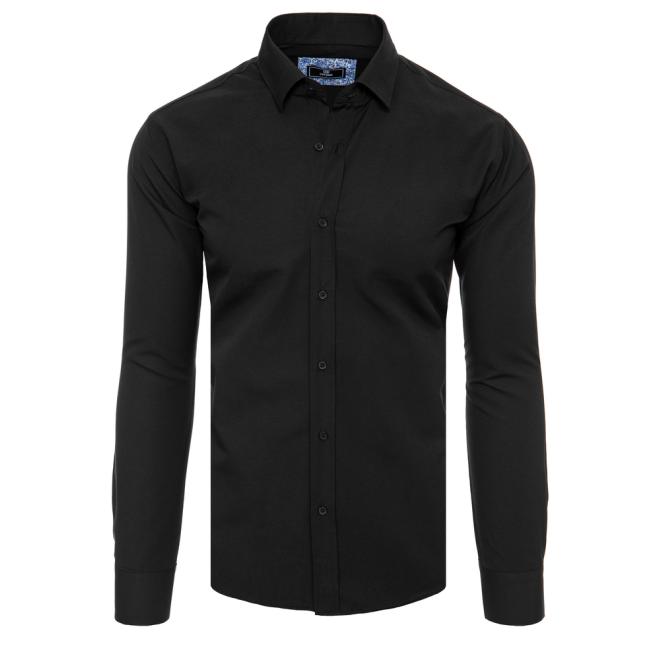 Elegantní pánská košile černé barvy