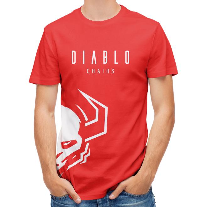 Červené triko Diablo Chairs