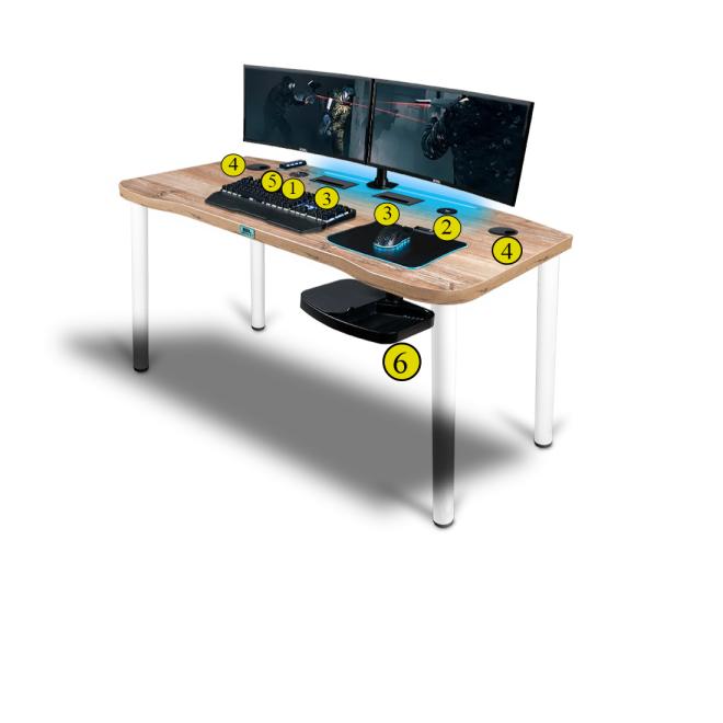 Herní stůl BLADE E36 s deskou retro