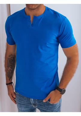 Pánské modré tričko s knoflíky