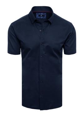 Tmavě modrá elegantní pánská košile