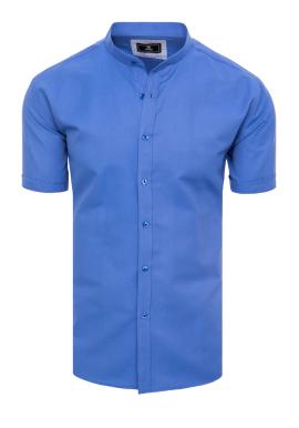 Pánské modré košile se stojáčkem