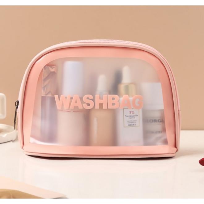 Růžová kosmetická taška WASHBAG