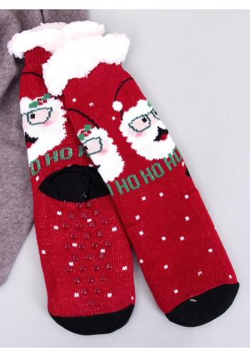 Dámské vánoční ponožky se Santou