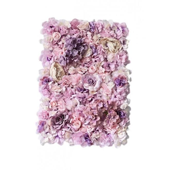 Fialový květinový nástěnný panel
