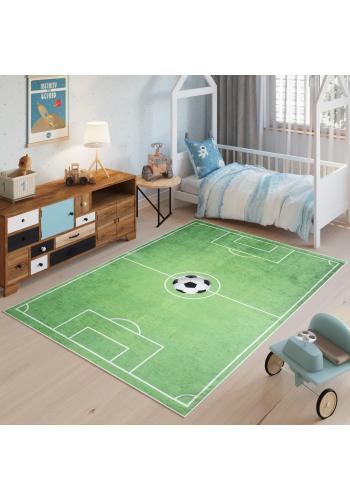 Dětský koberec s motivem fotbalového hřiště