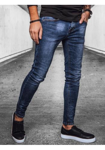 Pánské úzké džíny v modré barvě