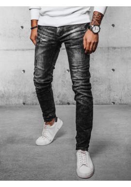 Pánské slim fit džíny v černé barvě