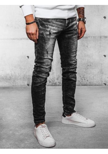 Pánské slim fit džíny v černé barvě