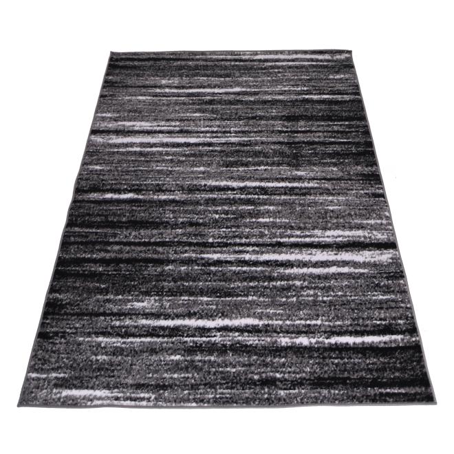 Tmavě šedý moderní koberec