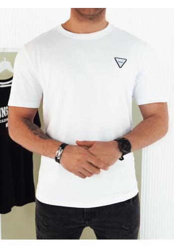 Basic pánské tričko bílé barvy