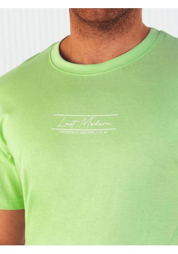 Pánské zelené triko s krátkým rukávem