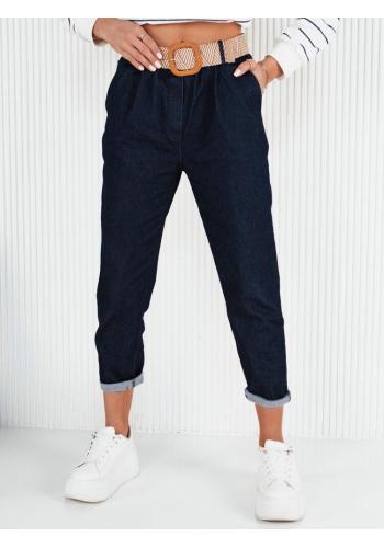 Dámské modré džíny s elastickým pasem