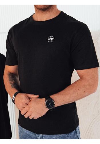 Černé pánské triko s krátkým rukávem
