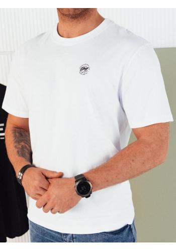 Pánské bílé triko s krátkým rukávem
