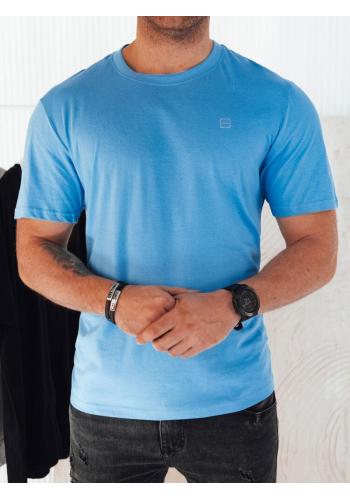 Bavlněné pánské triko modré barvy