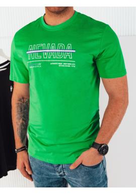 Pánské zelené tričko s potiskem