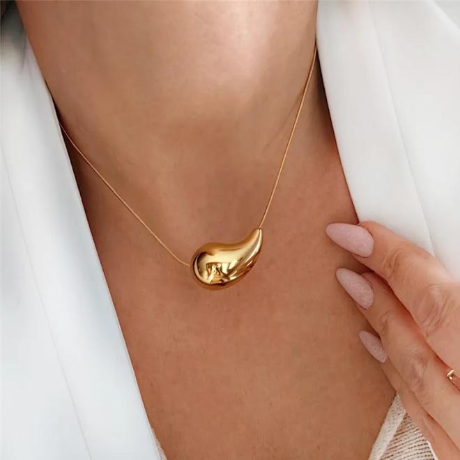 Pozlacený náhrdelník pro dámy