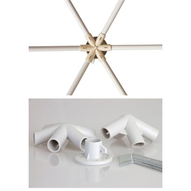 Komerční zahradní pavilon 2x2x2m s moskytiérou