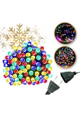 Barevné vánoční LED světýlka - 8 m