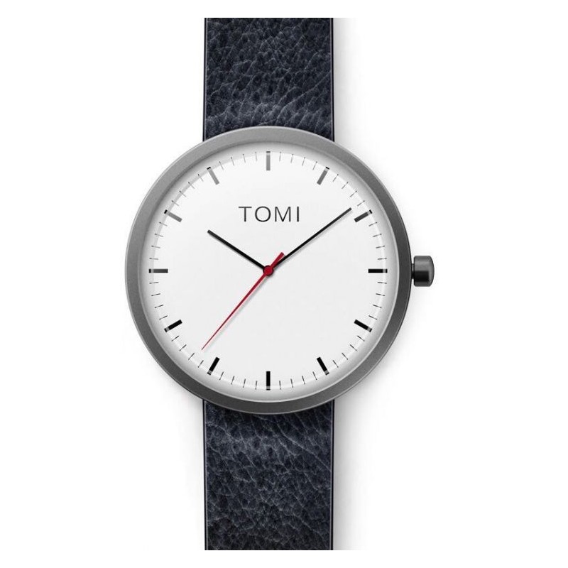 Pánské hodinky Tomi s černým ciferníkem v černé barvě
