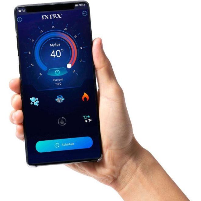 Nafukovací vířivka s hydromasáží pro 4 osoby