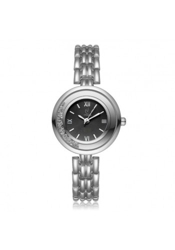 Dámské elegantní hodinky stříbrné barvy s bílým ciferníkem